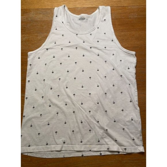 Old Navy Palm Trees Tank Top-M - Picture 1 of 3